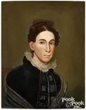 portrait of Mrs. Jarusha French aged 29 AD by Zedekiah Belknap, 1827, oil on panel, sold Oct 2026
