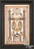 fraktur by Samuel Gottschall, 1834, ink and watercolor, sold Oct 2026