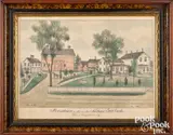 Residence of Mr. and Mrs. Nathan Garlock Town of Canajoharie by Fritz G. Vogt, crayon and pencil on paper, sold Oct 2026