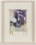 collage titled Mimbres Scroll by James Havard, mixed media, sold Aug 2026