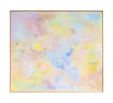Intimate Lighting Series - #3 by Robert Natkin, 1974, oil on canvas, sold Nov 2018