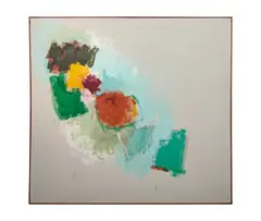 No. 4 by Herman Cherry, 1958, oil on canvas, sold Nov 2018