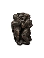 A Pugni Nudi by Franz Borghese, 1950, patinated bronze, sold Nov 2018