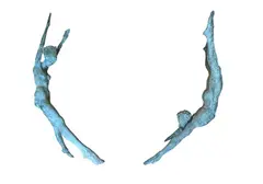 Figure in Motion by David Wynne, bronze, sold Nov 2018