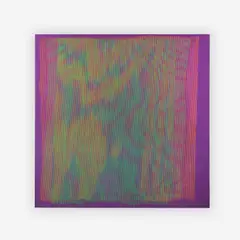 Untitled (Neon) by Steve DiBenedetto, 1990-96, acrylic on canvas, sold Jun 2019