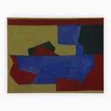 Composition No. C by Serge Poliakoff, 1952, gouache on cardboard, sold Jun 2019
