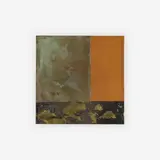 Untitled by Bryan Hunt, 1990, mixed media on linen, sold Jun 2019