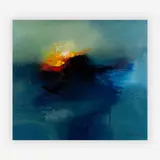 Paisaje de los Dioses del Sol No. 4 by José Luis Bustamante, 2016, oil on canvas, sold Jun 2019