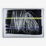 P. 1970 A.17 by Hans Hartung, 1970, acrylic on carton, sold Jun 2019