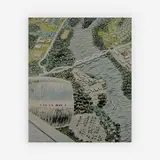 Aerial View of 33rd St. IV by Yvonne Jacquette, 1990, watercolor and lithograph, sold Jun 2019