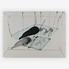 Untitled by Al Taylor, 1990, monoprint, sold Jun 2019