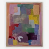 Untitled (Hitchcock series) by Robert Natkin, acrylic on paper, sold Jun 2019