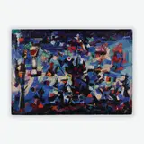 Storm Composition #3 by Abraham Rattner, 1955, oil on masonite, sold Jun 2019