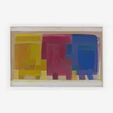 Sketch for Basket triptych by Michael Loew, 1964, oil on canvas, sold Jun 2019