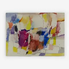 Imbedded in Whites by Michael Loew, 1978, watercolor on paper, sold Jun 2019