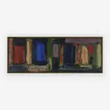 Untitled by James Gahagan Jr, 1957, oil on canvas mounted on board, sold Jun 2019