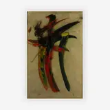 Untitled by Nguyen Ducmanh, oil on paper, sold Jun 2019