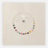 Untitled (Circle) by David Shapiro, mixed media - acrylic, pencil, watercolor, sold Jun 2019