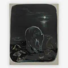 Exxon by Sue Coe, 1990, mixed media, acrylic and graphite on Strathmore paper, sold Jun 2019