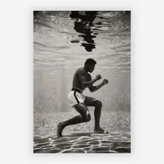 Ali Underwater by Flip Schulke, 1961, gelatin silver print, sold Jun 2019