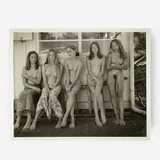 Tracy, Alice, Melanie, Estelle & Mylene, France by Jock Sturges, 1996, gelatin silver print, sold Jun 2019