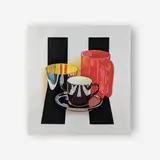 Boston Red by Jeanette Pasin Sloan, 1986, woodcut, sold Jun 2019