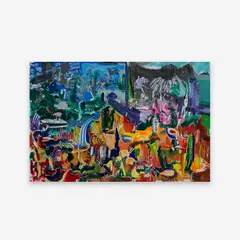 Untitled by Larry Dinkin, serigraph, sold Jun 2019