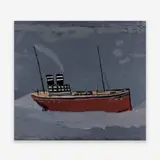 After Wallis II by Duncan Hannah, 1989, monoprint, sold Jun 2019