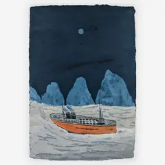After Wallis I by Duncan Hannah, 1989, monoprint, sold Jun 2019