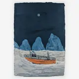 After Wallis I by Duncan Hannah, 1989, monoprint, sold Jun 2019