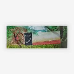 Two Ideas about a Garden by Michael Mazur, 1990, etching, aquatint, woodcut, chine colle, sold Jun 2019
