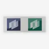from Formulation Articulation (portfolio II, folder 25) by Josef Albers, 1972, screenprint, sold Jun 2019