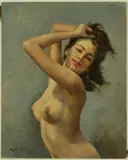 Geraldine by Pál Fried, oil on canvas, sold Feb 2019