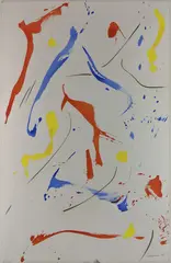 Untitled by Alexander Liberman, gouache, sold Feb 2019