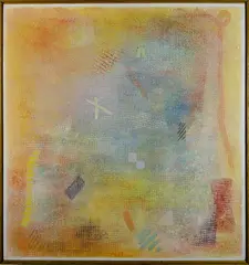 Untitled by Robert Natkin, oil on canvas, sold Feb 2019