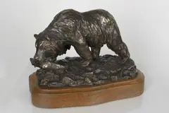 Bear by Veryl Goodnight, bronze, sold Feb 2019