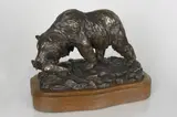 Bear by Veryl Goodnight, bronze, sold Feb 2019