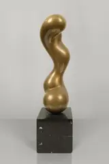 Untitled by James Ritchie, bronze on marble, sold Apr 2019