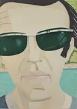 Alex by Alex Katz, 1970, lithograph, sold Apr 2019