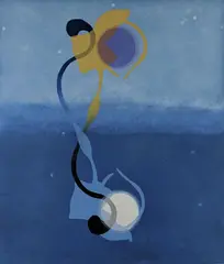 Illumination by Michael Mazur, 2005, aquatint and silkscreen, sold Apr 2019