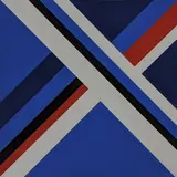 Red Blue Square by Ilya Bolotowsky, 1970, silkscreen, sold Apr 2019