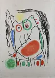 Le Grand Duc I by Joan Miró, 1965, etching and aquatint, sold Apr 2019