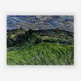 Wyoming Evening #14 by Sandy Walker, 1987, oil pastel on paper, sold Jul 2019