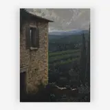 Buon Giorno by George Hallmark, oil on linen, sold Jul 2019