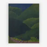 Unititled (Mountain road, Jamaica) by Noël Coward, oil on canvas, sold Jul 2019