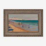 The Beach, Tangier by John Lavery, 1911, oil on canvas, sold Jul 2019
