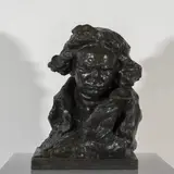 Beethoven by Naum Lvovich Aaronson, 1905, bronze, sold Jul 2019