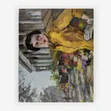 Simone by Pál Fried, oil on canvas, sold Jul 2019