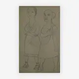 Two women by Diego Rivera, graphite on paper, sold Jul 2019