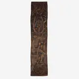 Priestess with Pipe by Roger Francois, wood, sold Jul 2019